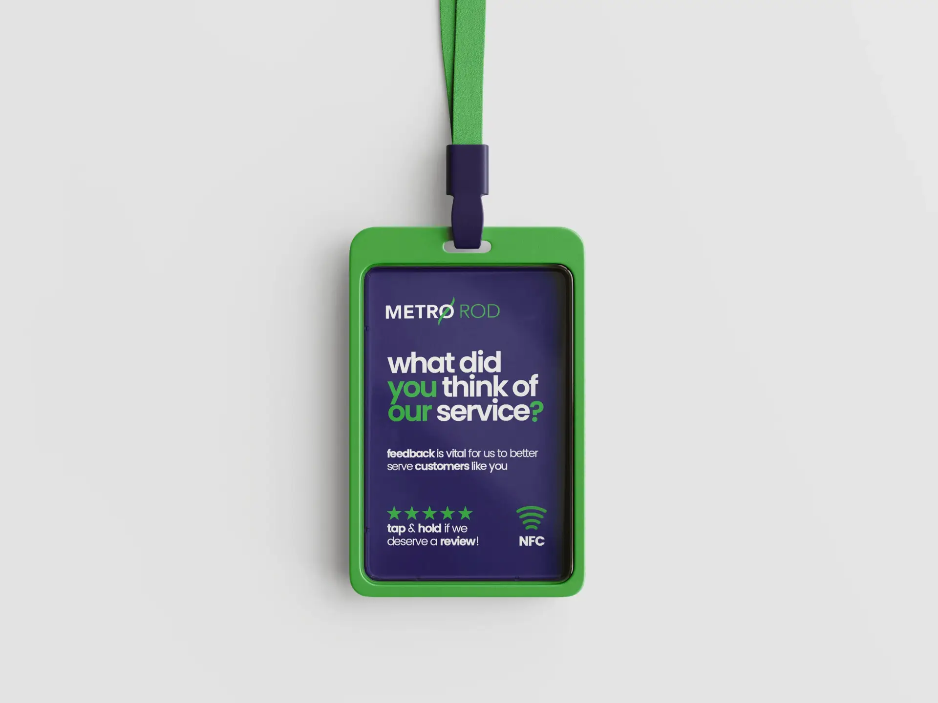 Metro Rod Norwich NFC Review Card - Reviews for Plumbers