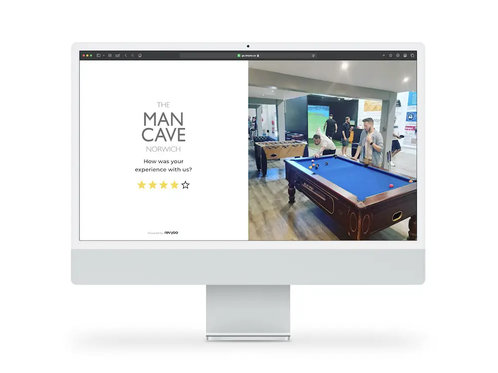 The Man Cave reviews landing page